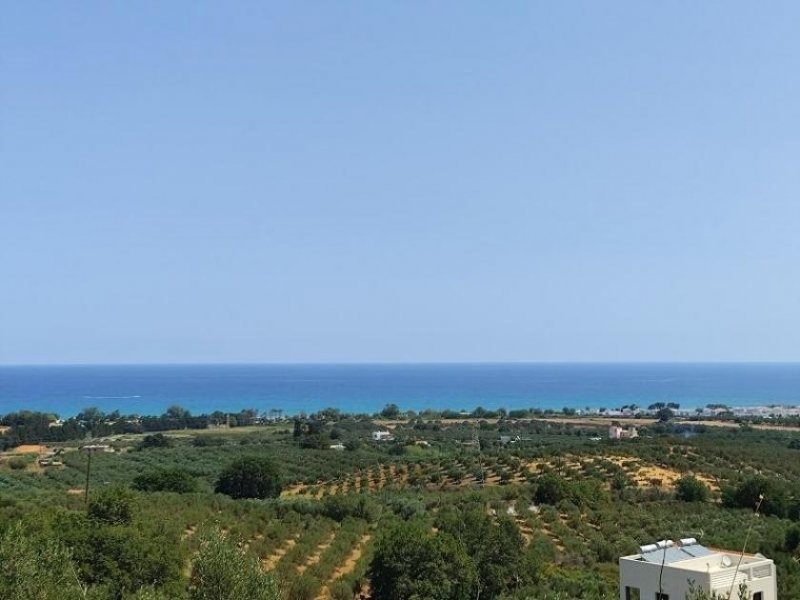 Georgioupoli Kreta, Georgioupoli: Premium-Grundstück mit fertiger Lizenz in der Nähe des Dorfes zu verkaufen Grundstück kaufen